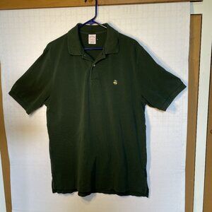 Brooks Brothers Men’s short sleeve Performance Polo shirt. Hunter Green , Size L